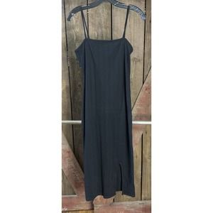 NWT Wild Fable Black Spaghetti Strap Dress Size Large